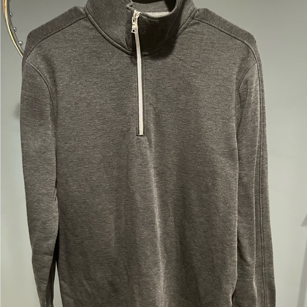 Mens gray Banana Republic 1/4 zip